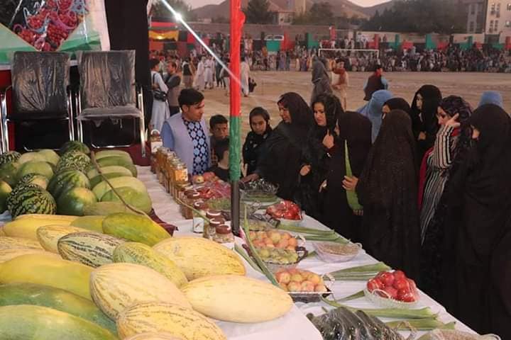 نمایشگاه محصولات زراعتی به مناسبت صدمین سالروز استرداد استقلال کشور در ولایت بادغیس!