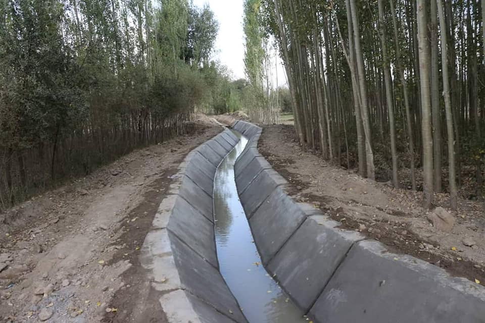 پکتیا کې د دوو کانالونو د رغولو چارې ۵۰ سلنه بشپړ شوي دي