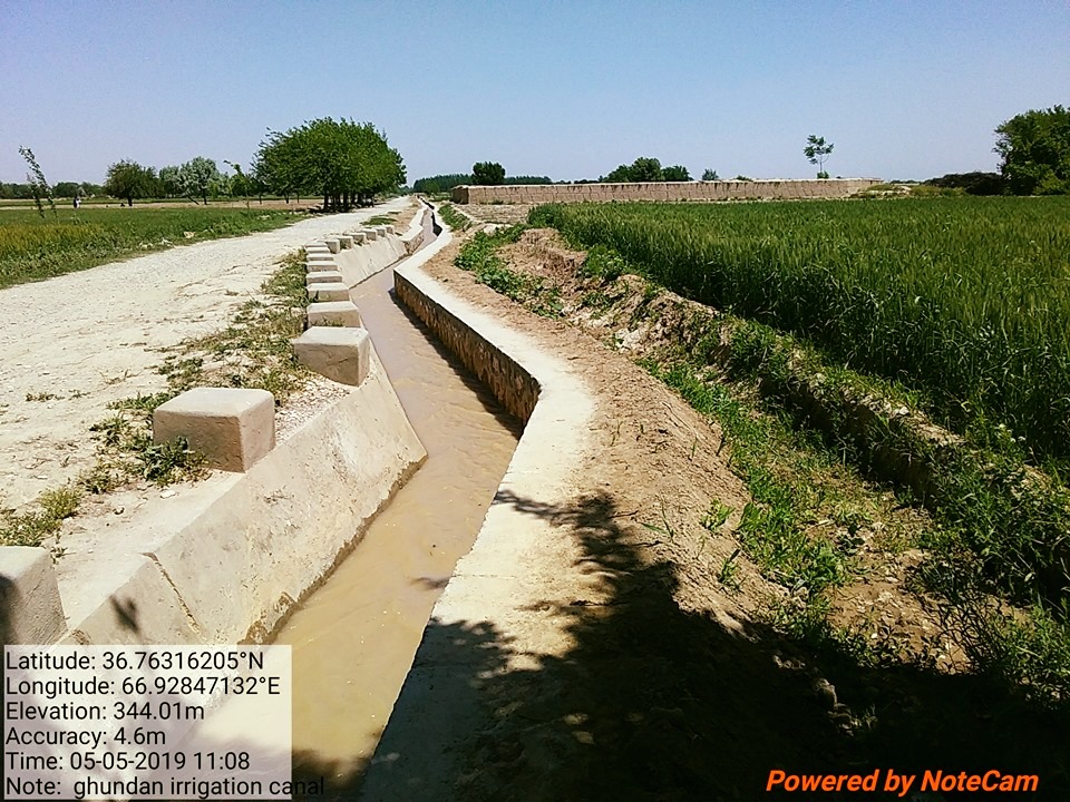 Ghandan Irrigation Network Utilizes in Balkh