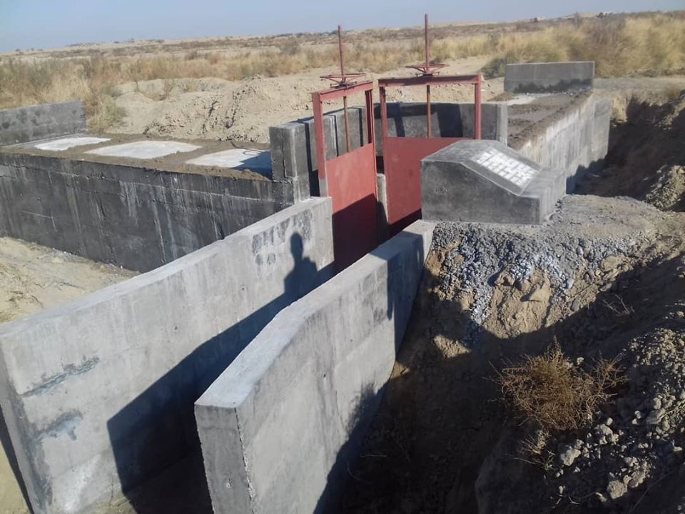 ساختمان چند تقسیمکننده آب کانالهای فرعی در نیمروز به بهرهبرداری رسید