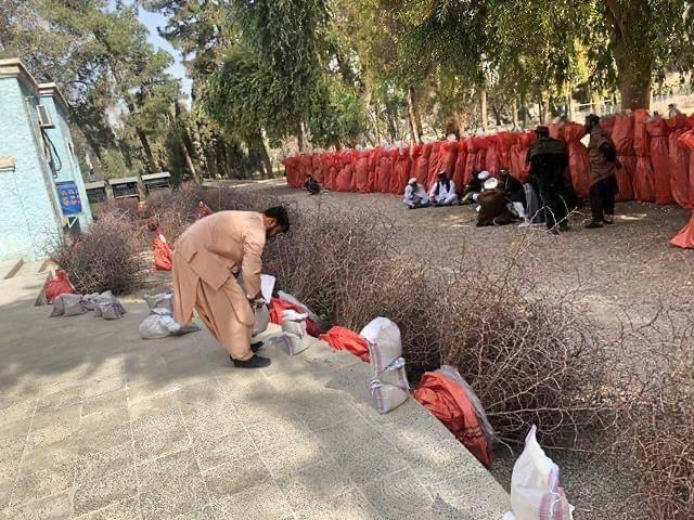 پروژه رشد زراعت و انکشاف روستایی وزارت زراعت در فراه ۶۳۲ جریب باغ ساخته است