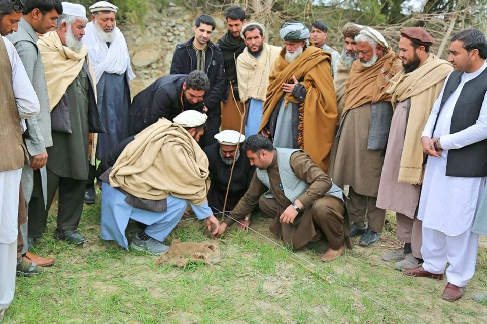 د کرنې د ودې او کلیوالي پراختیا پروژې له خوا په ننګرهار کې ۱۹۵۲ جریبه نوي بڼونه جوړ شول