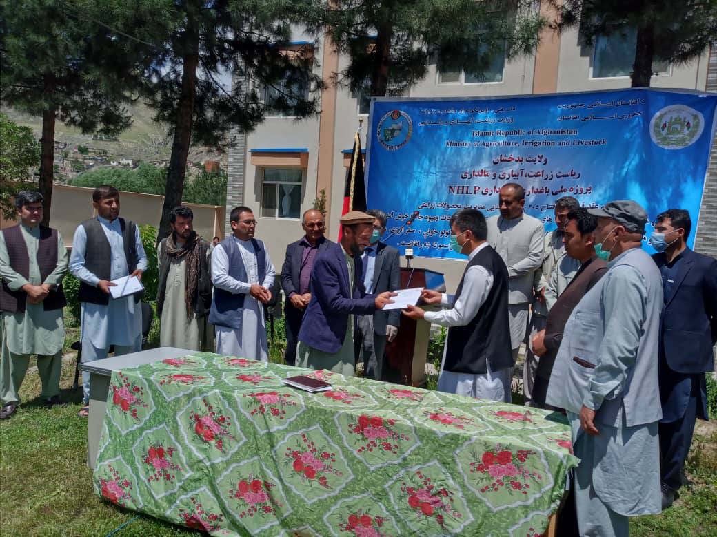 آغاز کار تطبیق ۲۰۵ پروژه زراعتی با هزینه ۱۷۶ میلیون و ۶۰۰هزار افغانی در بدخشان