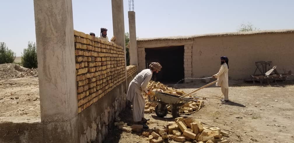 زابل ولایت کې د ممیزخونو جوړولو انځورونه