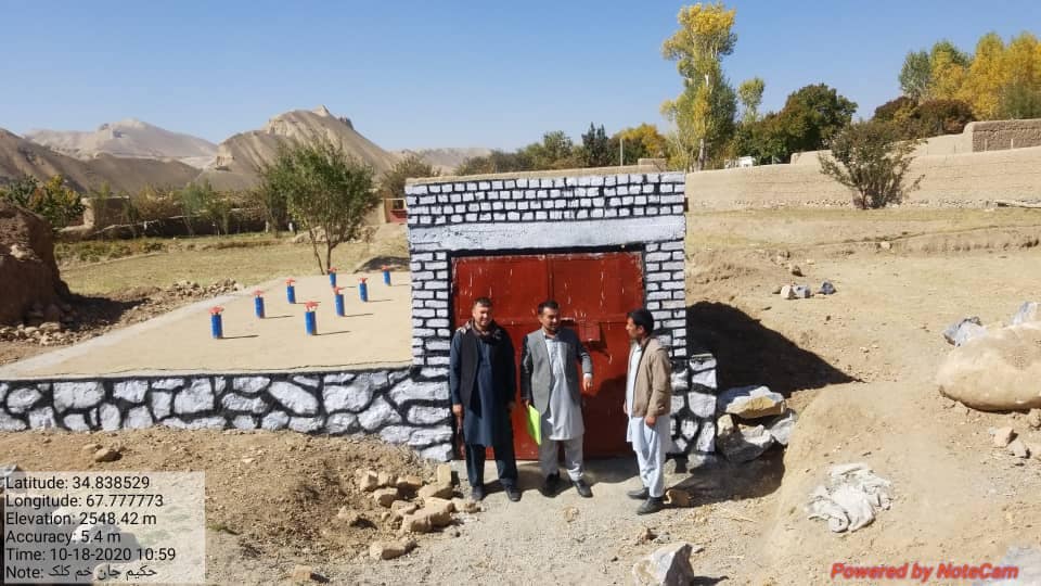 Construction of 25 Potato Warehouses completed in Bamyan