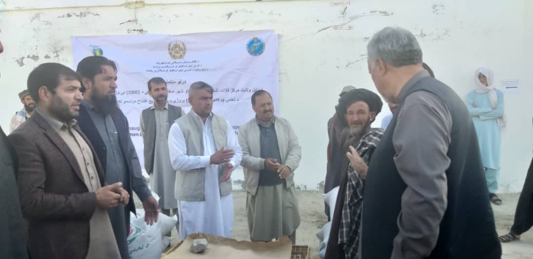 زابل کې ۱۰۰۰ بېوزله کورنیو ته د چرګانو واړه کورني فارمونو د جوړولو لړۍ پیل شو
