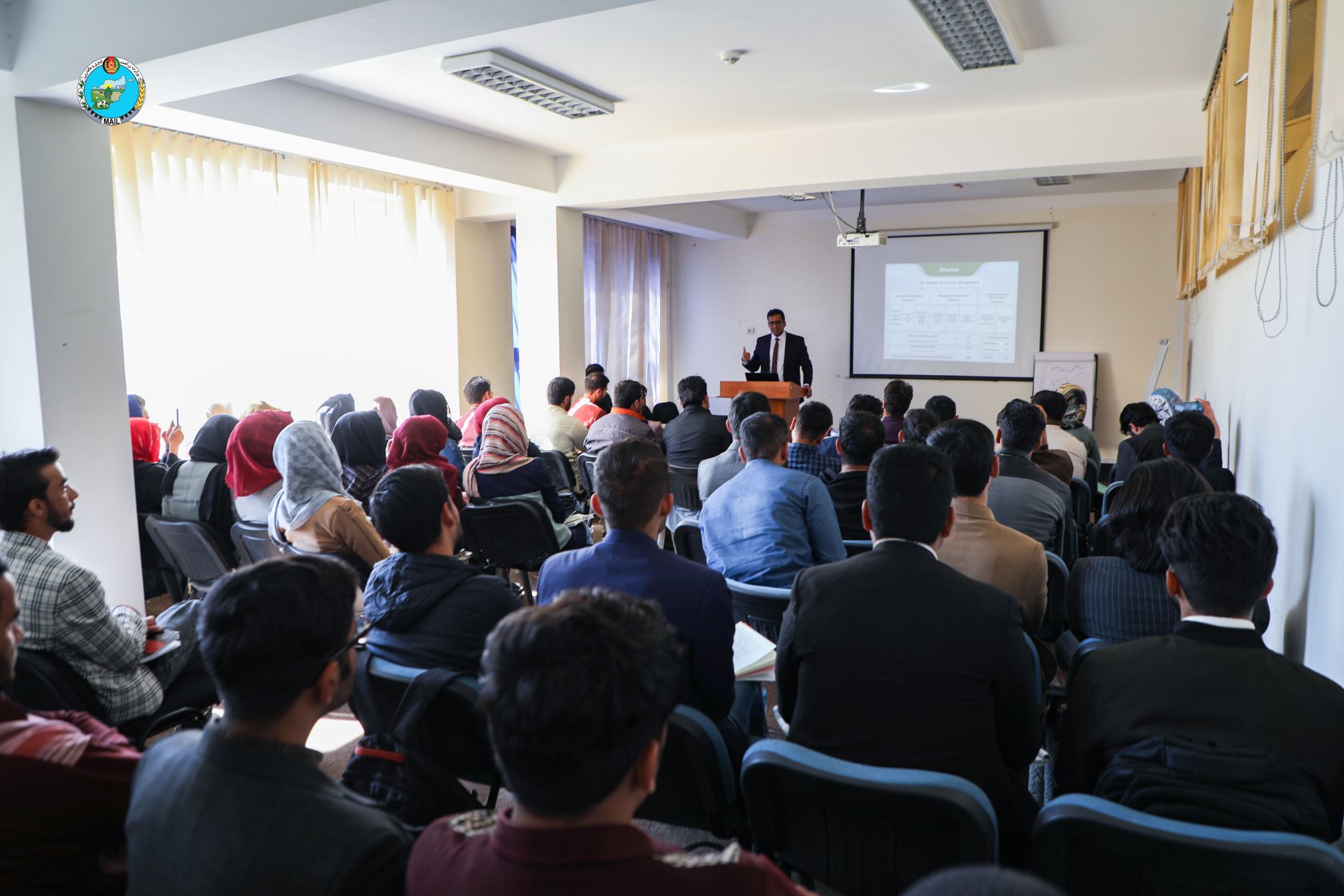 Ministry of Agriculture notified the students of Agriculture’s Faculty of Kabul University about it's functions and programs