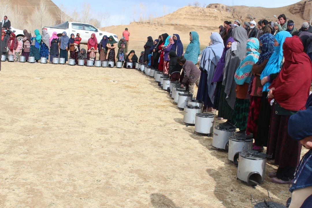 1,450 family members of Bamyan Pasture Conservation Associations received Low-consumption Trivet