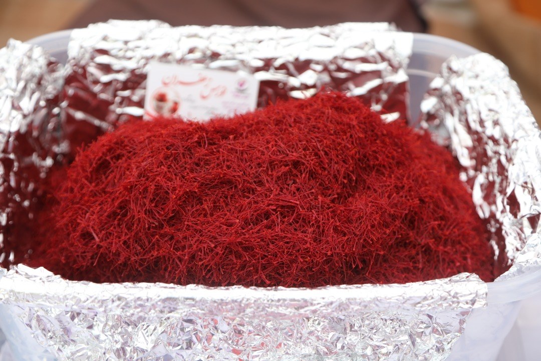 Pridful production of Afghanistan: high quality saffron from Herat.