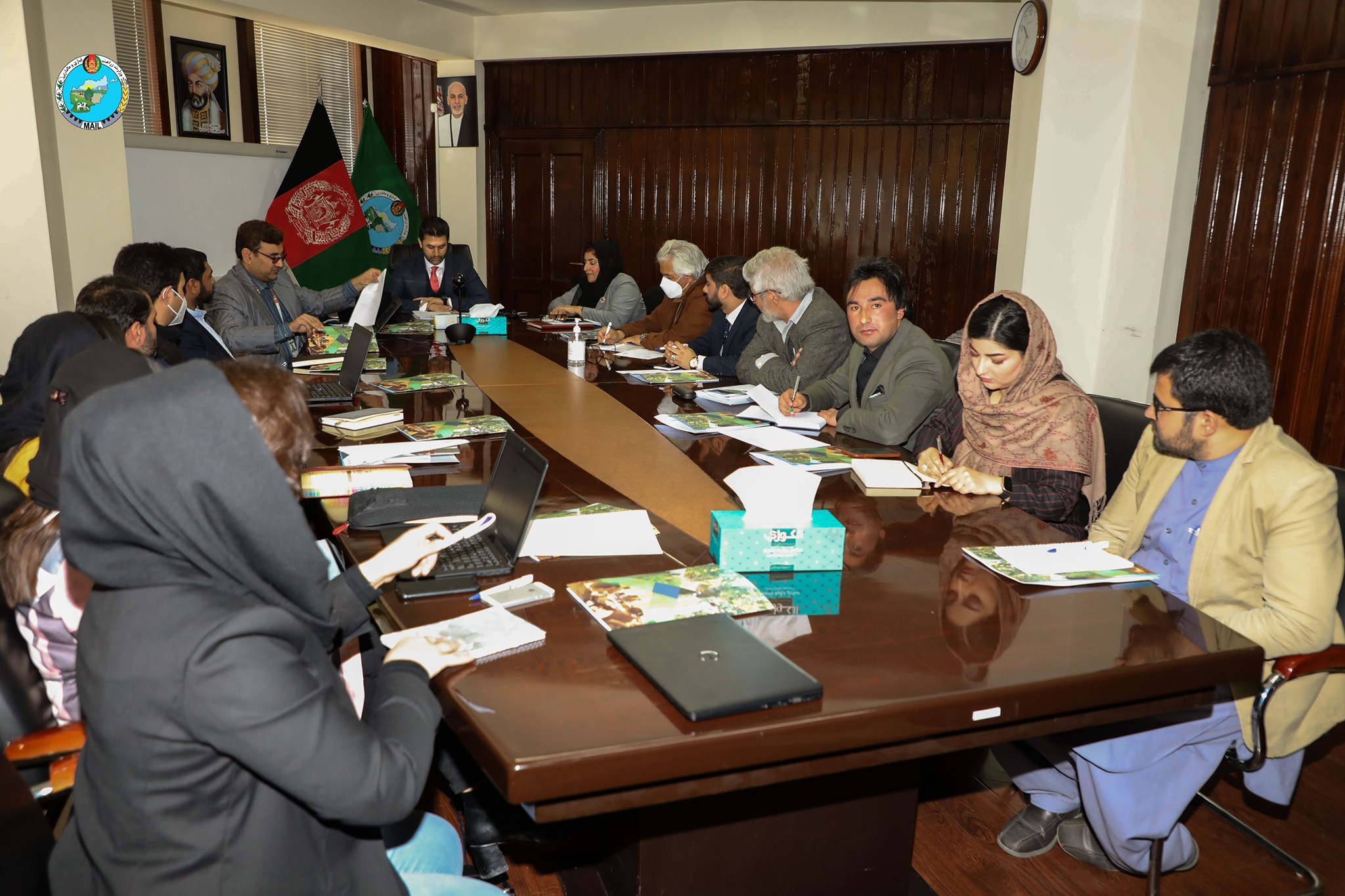 Leadership Board Meeting of Climate Change Risk Reduction Project Holds