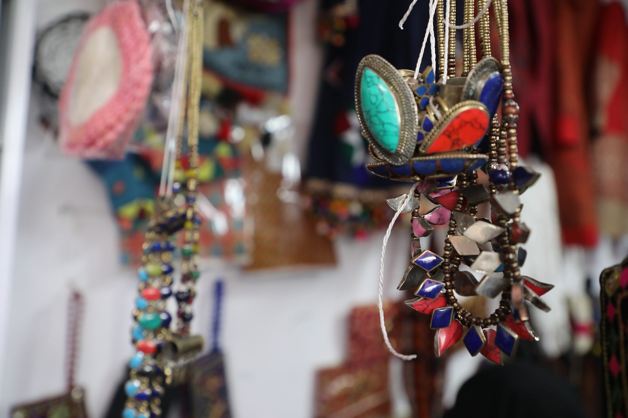 Women's handicrafts from jewelry to various national clothes, We are your host at  Badam_ Bagh exhibition till the end of Thursday, the fifth of Hamal.