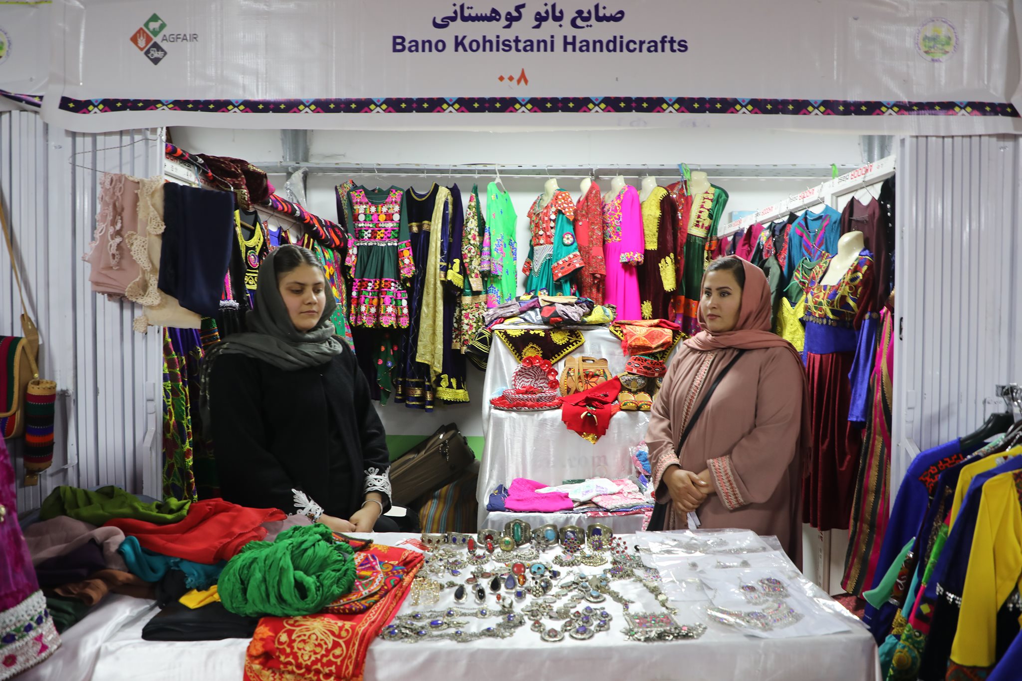 Women's handicrafts from jewelry to various national clothes, We are your host at  Badam_ Bagh exhibition till the end of Thursday, the fifth of Hamal.