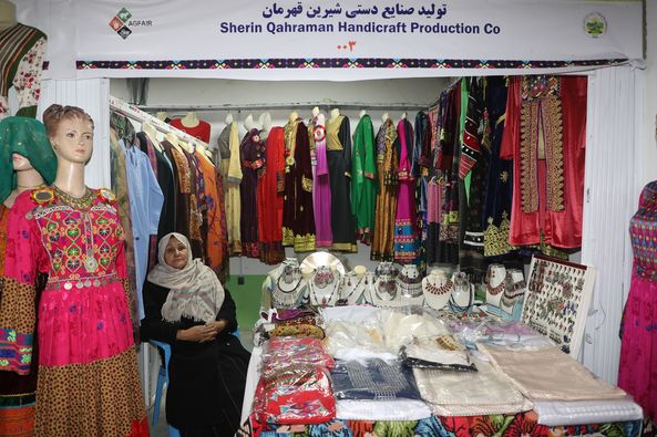 Women's handicrafts from jewelry to various national clothes, We are your host at  Badam_ Bagh exhibition till the end of Thursday, the fifth of Hamal.