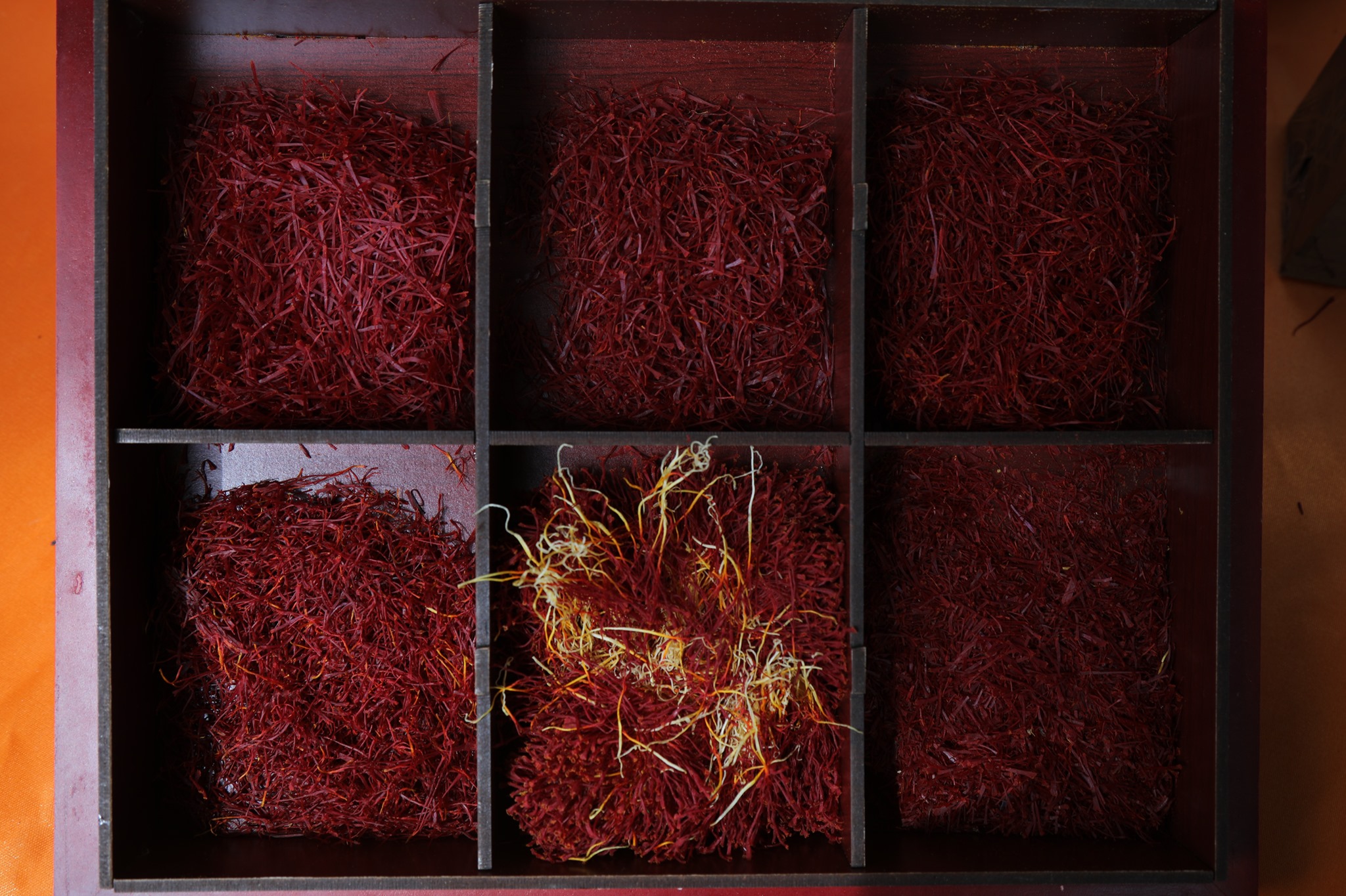 Saffron products, buy good quality saffron in 25th Saffron's agricultural products' exhibition. The exhibition is open to the public until the end of Thursday, fifth of Hamal.