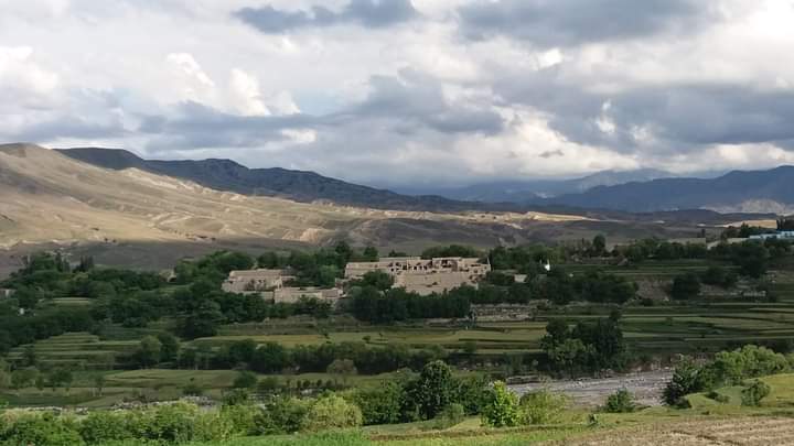 Beauties of Pachiragam district of Nangarhar province in spring season.