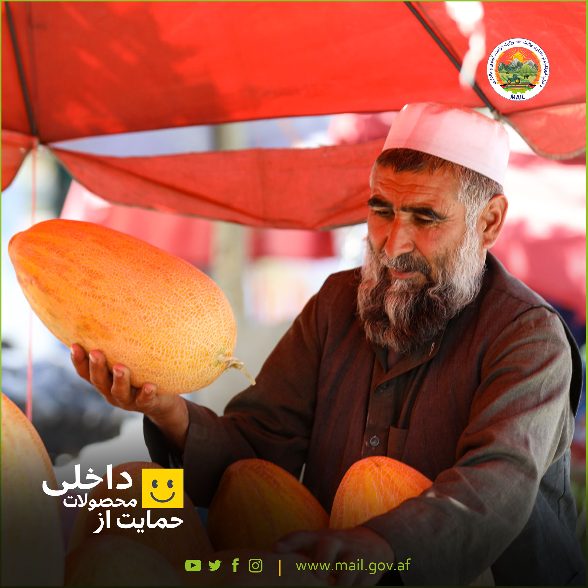 تربوز و خربوزه ناب و خوش‌مزه‌ی وطنی! به سوی خودکفایی با حمایت از تولیدات داخلی! #کمپاین_حمایت_از_میوه_های_تازه‌ی_داخلی