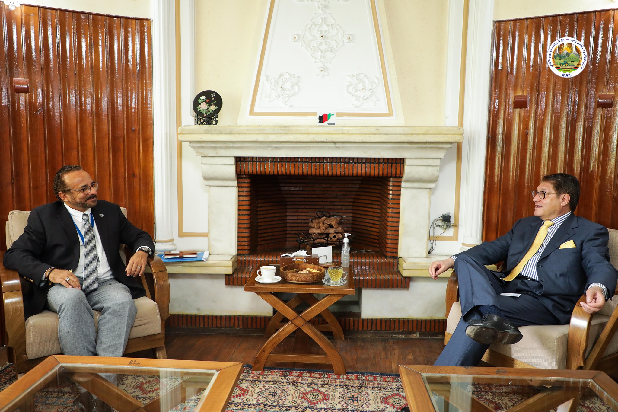 Meeting of the Minister of Agriculture with “UNODC” Representative for Afghanistan