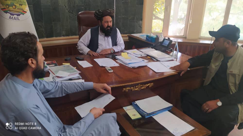 سازمان جهانی غذا WFP در هماهنگی وزارت زراعت برای ۲۵۰ فامیل بی‌بضاعت کمک می‌کند