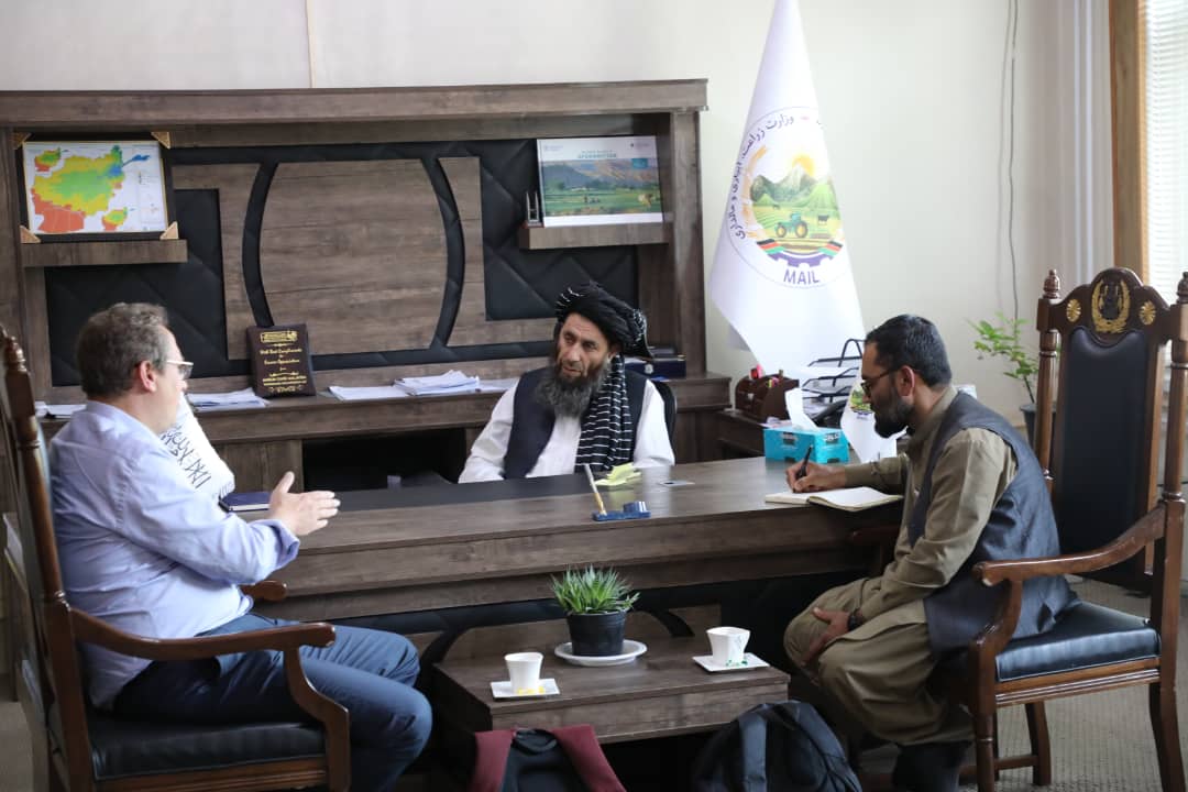 دیدار معین مسلکی وزارت زراعت با رئیس موسسه بین‌المللی اسپارک