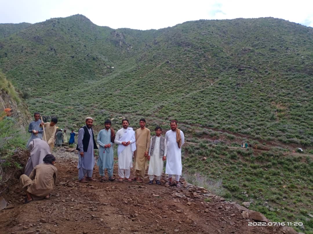 د ننګرهار نازیانو کې لس کیلو متره سړک بیاورغول شوه