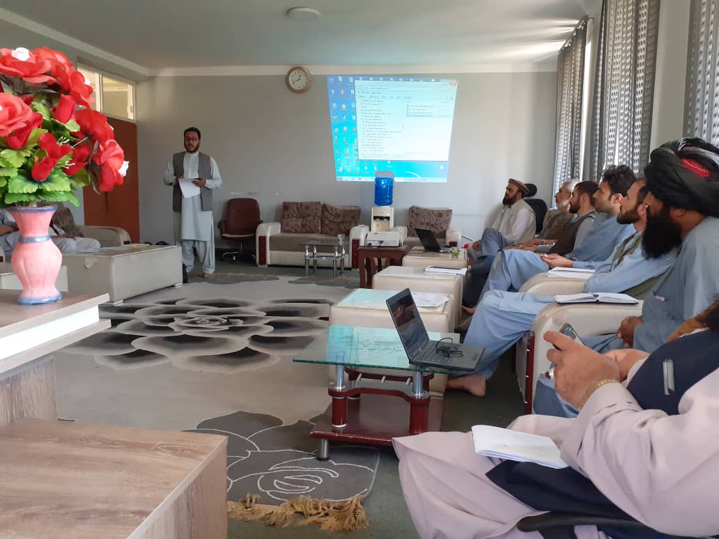 جلسه سکتوری زراعت و انکشاف دهات  با موسسات همکار در بغلان دایر شد