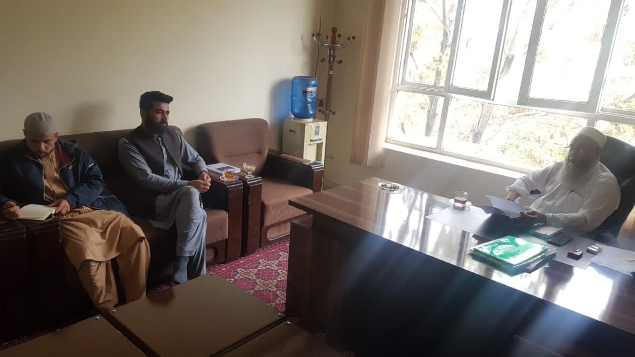 نشست مسوولان  ریاست زراعت کابل با نماینده موسسه خیریه DRC 