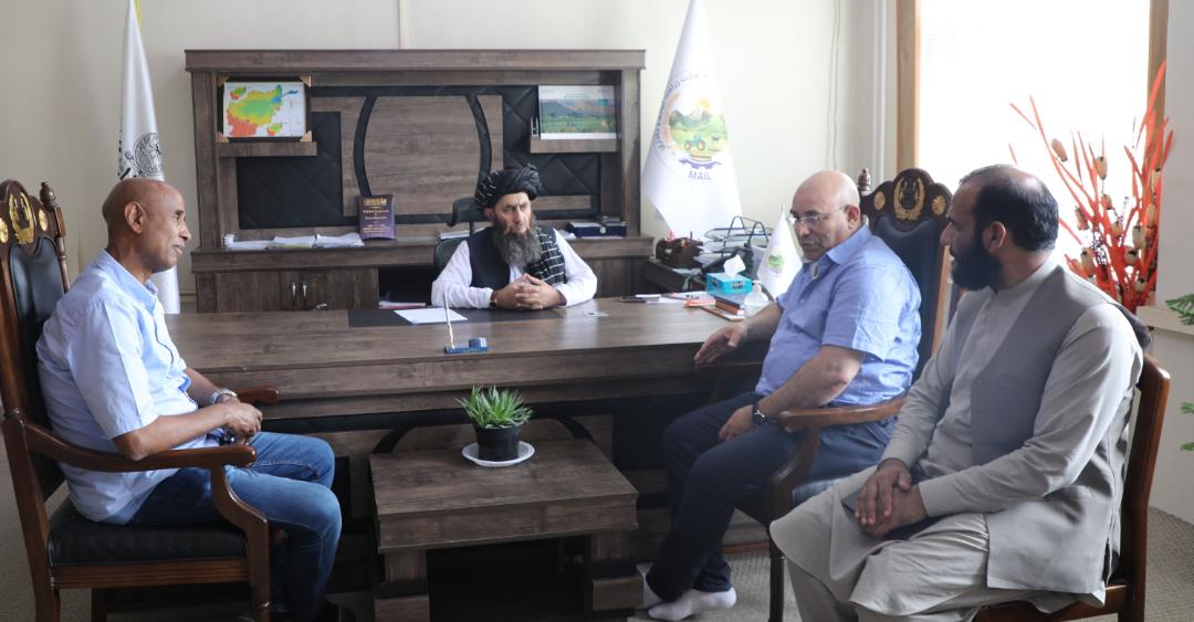 د کرنې وزارت د کرنې او مالدارۍ مرستيال د ناروې هېواد د رحمه خيريه بنسټ له رييس سره وکتل