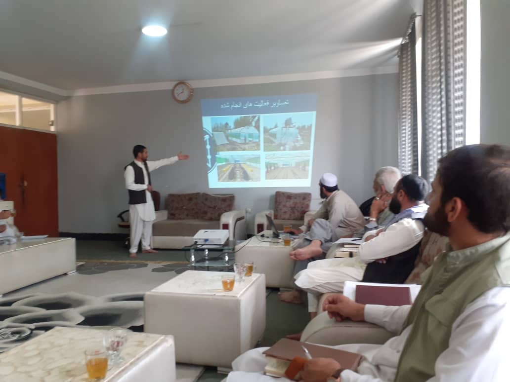 جلسه سکتوری ریـاست زراعت و انکشاف دهات با موسسات همکار در ولایت بغلان دایر شد