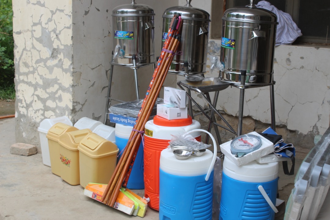 د ننګرهار کانال رياست روغتيايي کلينيک سره د اړينو توکو مرسته وشوه  