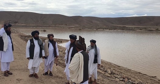 کار ساخت یک بند آبگردان در کندهار 80 درصد تکمیل شده است 