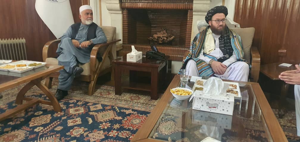 دکرنې سرپرست وزير دکرنې خونې رييس سره وکتل