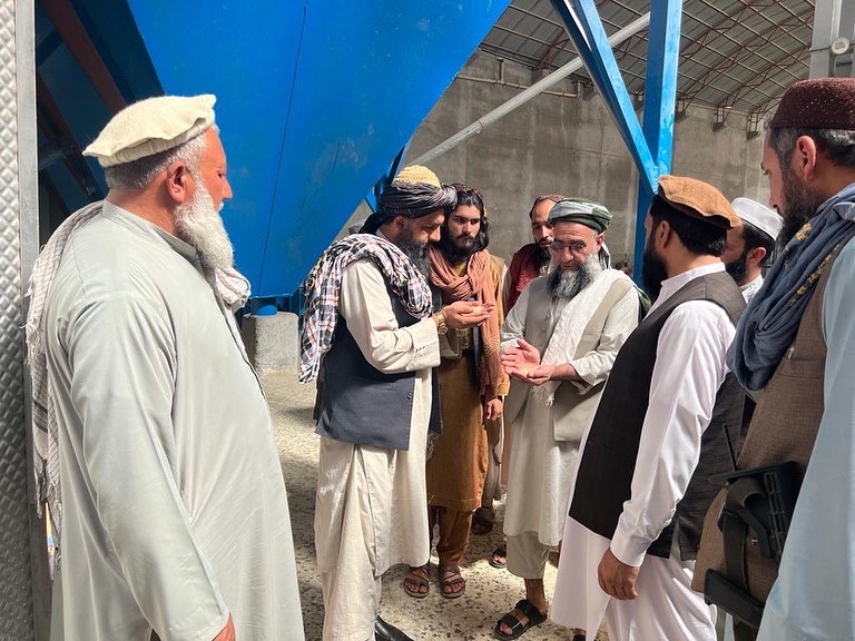 کندز کې د رغون انصاف د وریجو د پروسس شرکت څخه لیدنه