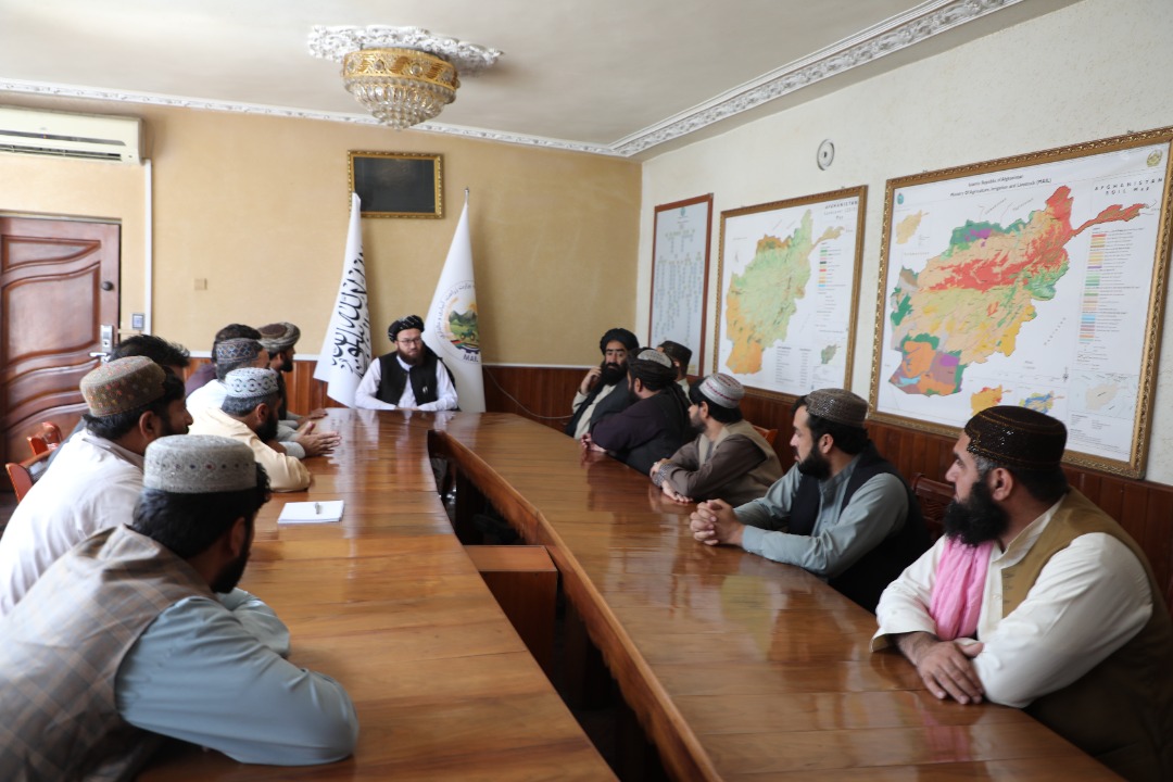 دکرنې سرپرست وزیر د سوېل او ختیځ زون د کیمیاوي سرو تولیدوونکو او سوداګرو سره وکتل