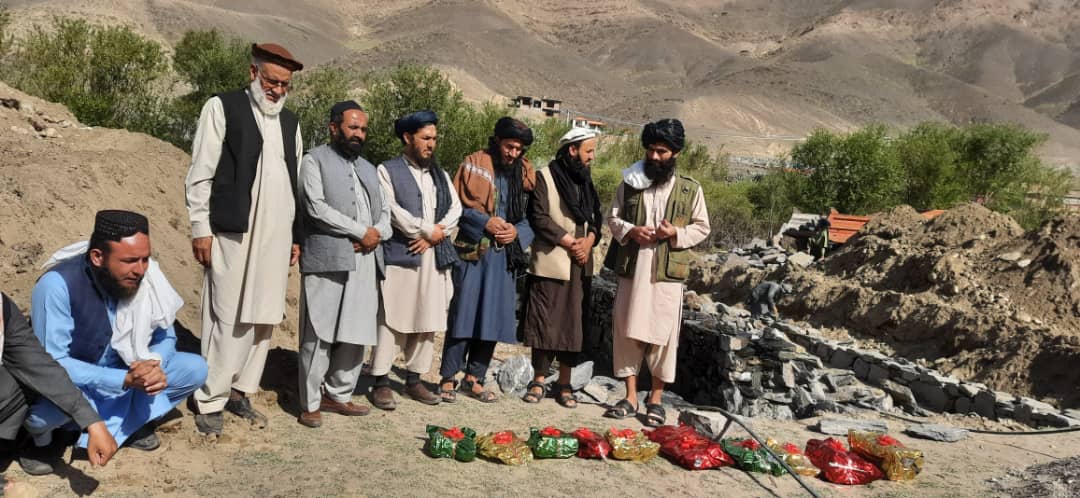 کار ساخت یک فارم ماهی پروری در پنجشیر آغاز شد