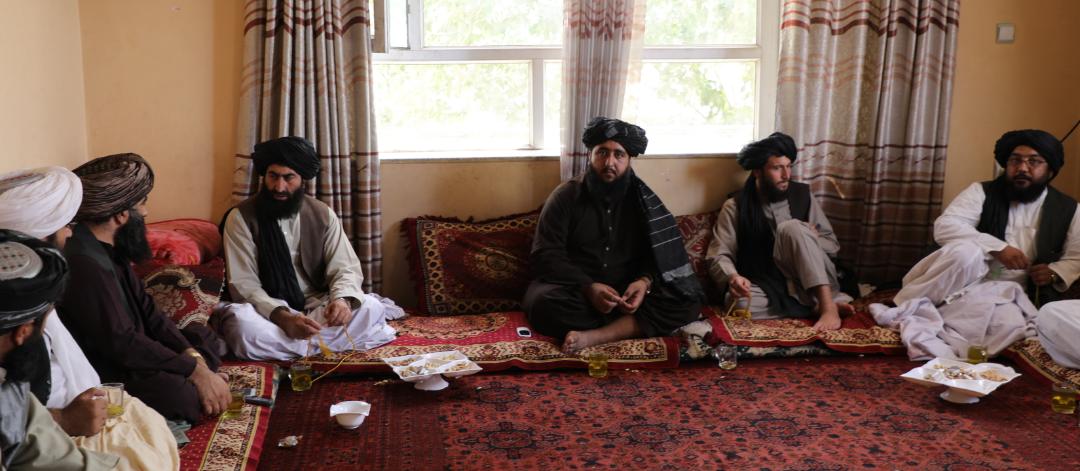 ملاقات معین مالی و‌ اداری وزارت زراعت با قوماندان امنیه ولایت سرپل