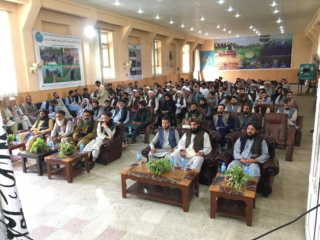 سفر ریس منابع بشری وزارت زراعت به ولایت بلخ