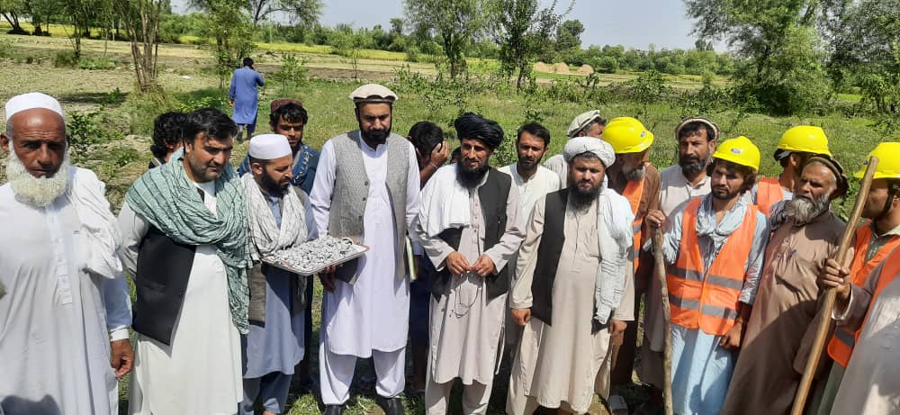 لغمان کې د اوبو د ضایعاتو مخنیوي په پار د یوې پروژې چارې پیل شوې