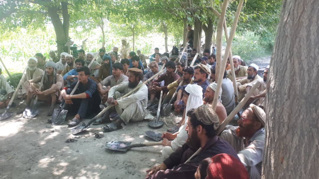 دننګرهار دکرنې رياست: د ګردي کڅ کلي دعمومي سربند د بيارغونې چارې پيل شوې