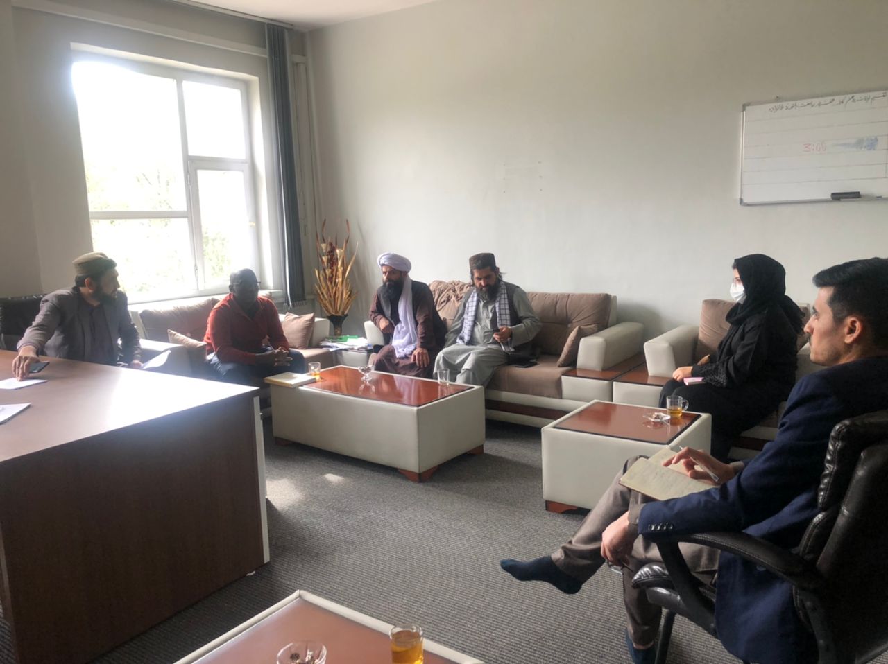 رییس اقتصاد خانواده با مسوولان موسسه IRC  دیدار کرد 