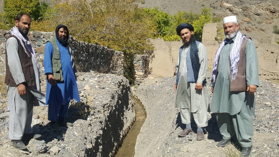 تلاش برای پاک‌کاری و ترمیم دوباره کانال زراعتی در پنجشیر