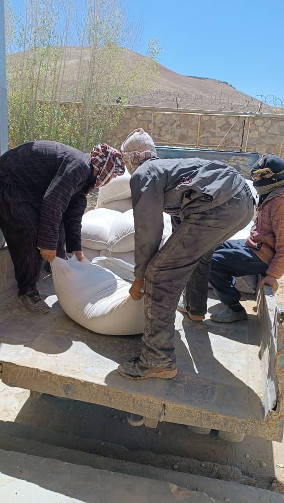 پروگرام کار در مقابل غذا در ولسوالی دولینه ولایت غور پایان یافت