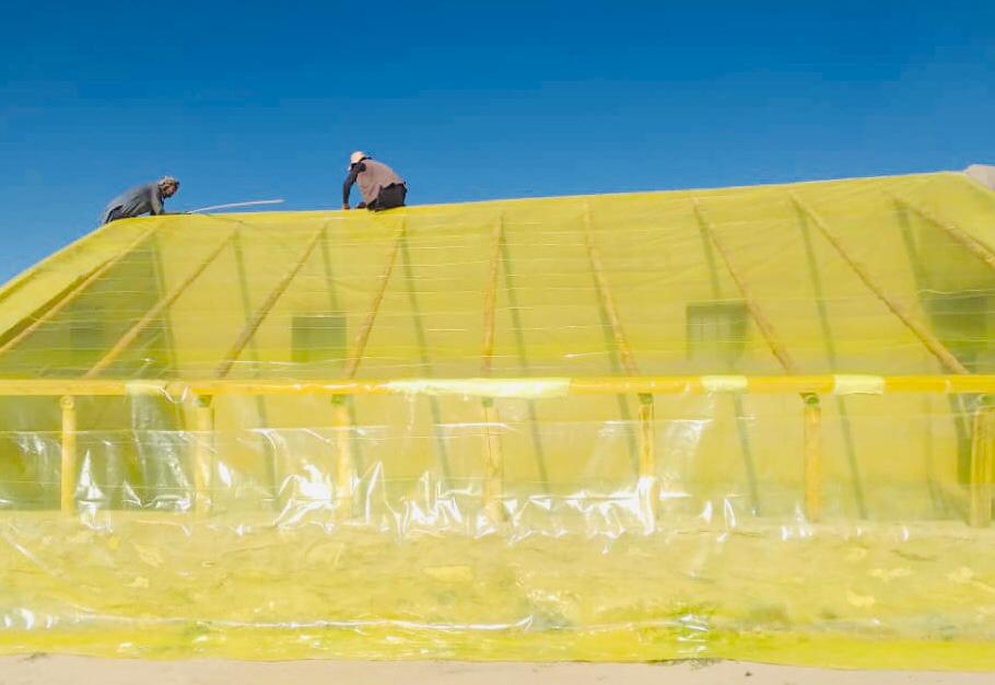 به دو صد سبزخانه تخمیانه و وسایل توزیع شد 