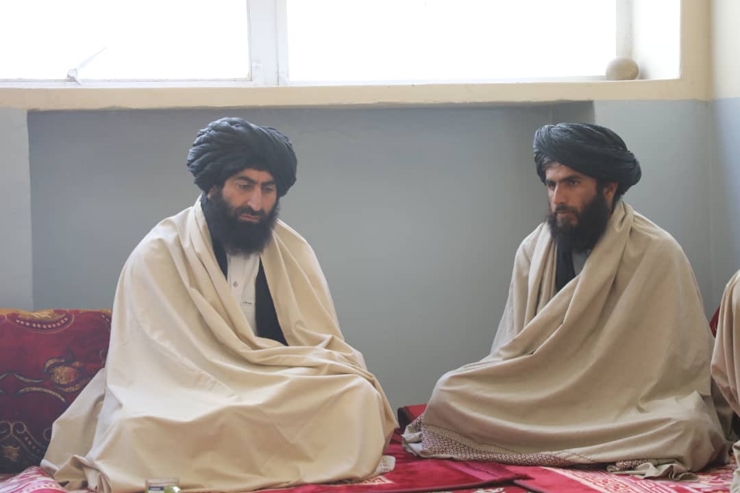 د کرنې وزارت مالي او اداري مرستيال د هلمند ولايت سيمه ييزو چارواکو سره وکتل