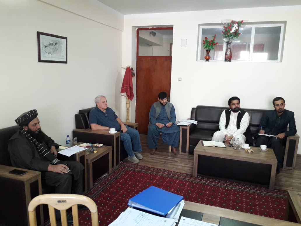 رییس پلان و پالیسی وزارت زراعت با مسولان شرکت DAI انترنشنل دیدار کرد