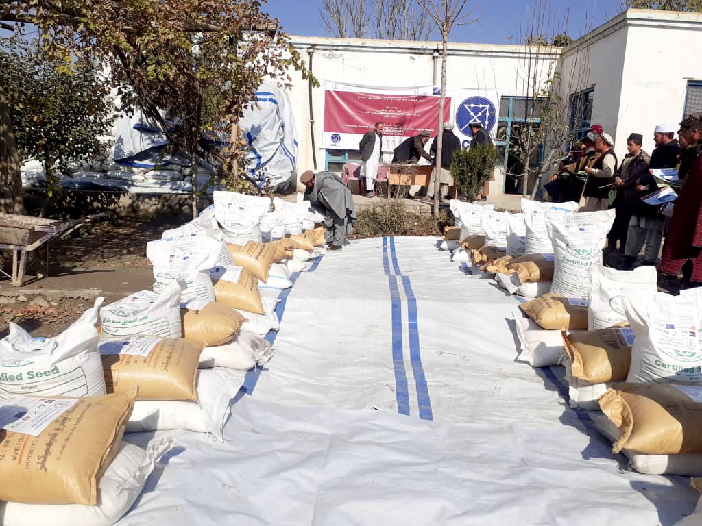 به یک هزار ۵۰۰ دهقان در ولسوالی برکه ولایت بغلان بسته‌های زراعتی توزیع گردید