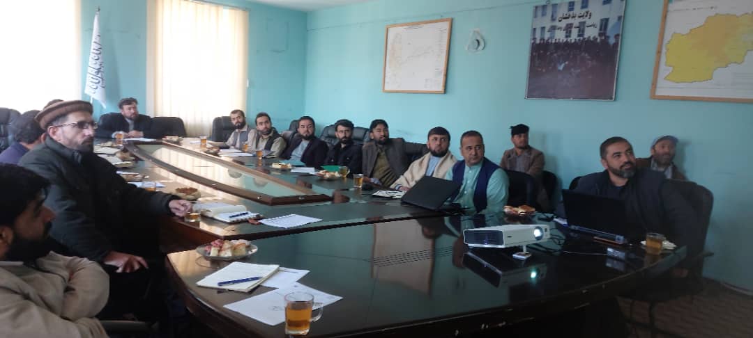 جلسه سکتوری، سکتور زراعت و انکشاف دهات بدخشان برگزار شد 