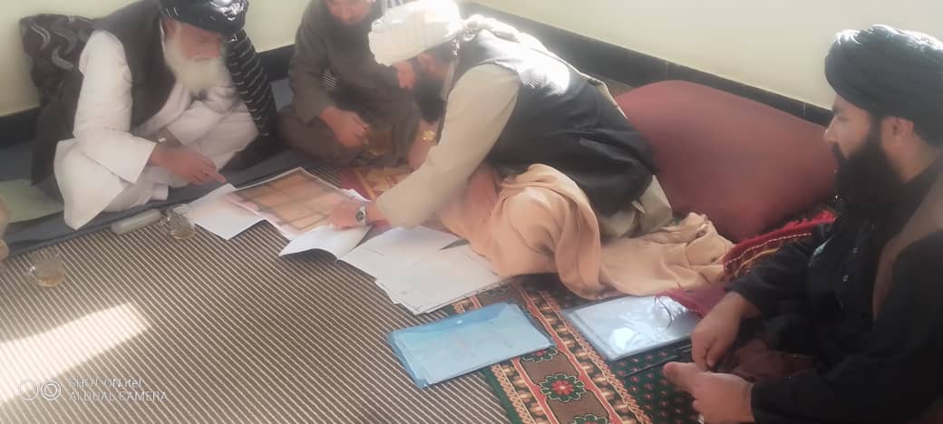 لوګر کې د غصب مخنیوی کمیټې عملي چارې پیل شوې