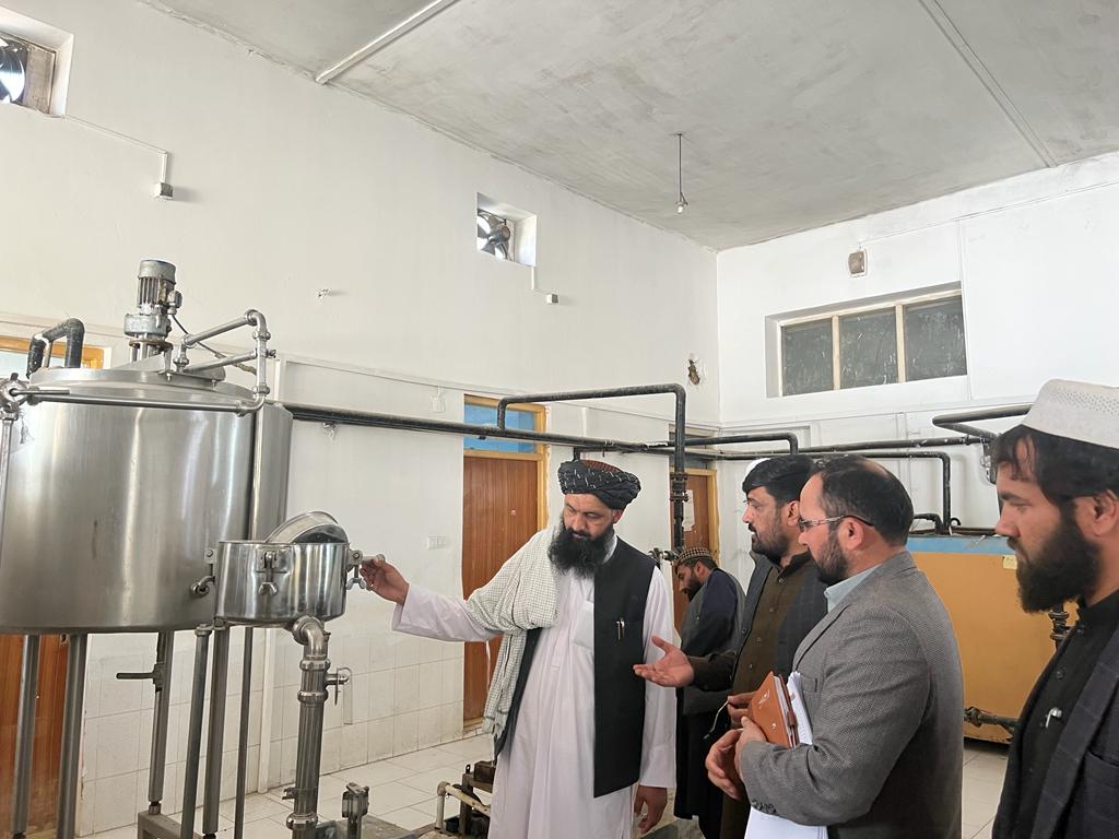 دیدار رئیس زراعت ولایت کندز با مسوول پروژه ارزش زنجیره مالداری در زون شمال