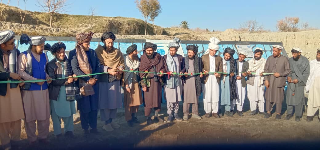 د ننګرهار دکرنې ریاست: چپرهار کې د ډاکو د اوبولګولو کانال او سربند د بیارغونې چارې بشپړ او ګټې اخیستنې ته وسپارل شول