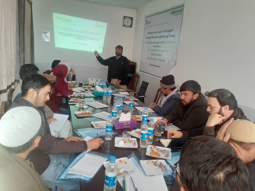 افتتاح پروژه اضطراری بازیابی معیشتی روستایی در بامیان 